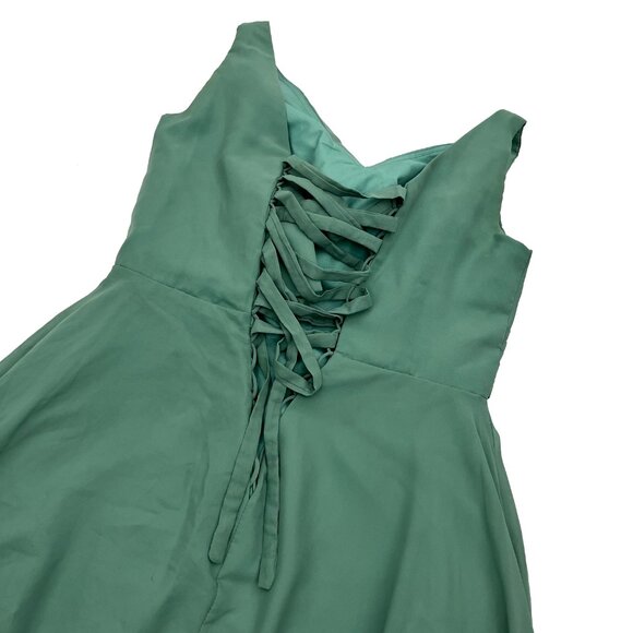 Lavetir Green Bridesmaid Wedding Dress Womens 14 - Picture 3 of 5